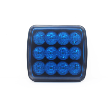 lampu peringatan suar magnet yang dapat diisi ulang berwarna biru